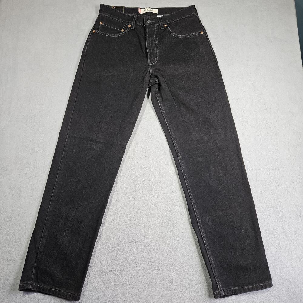Vintage Levi's 550 Jeans Mens 31x32* Relaxed Fit Black Grunge‎ Denim Y2K 2003
